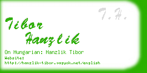 tibor hanzlik business card